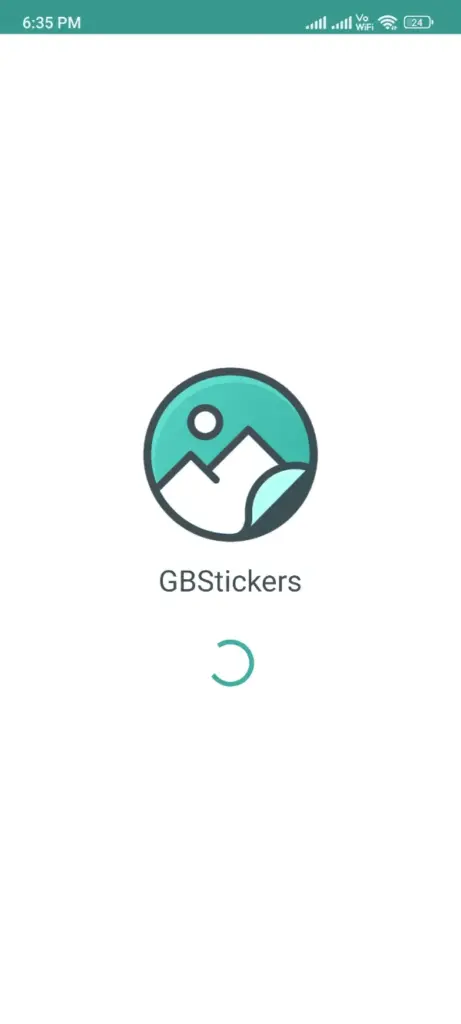 Abra o aplicativo GBStickers Maker